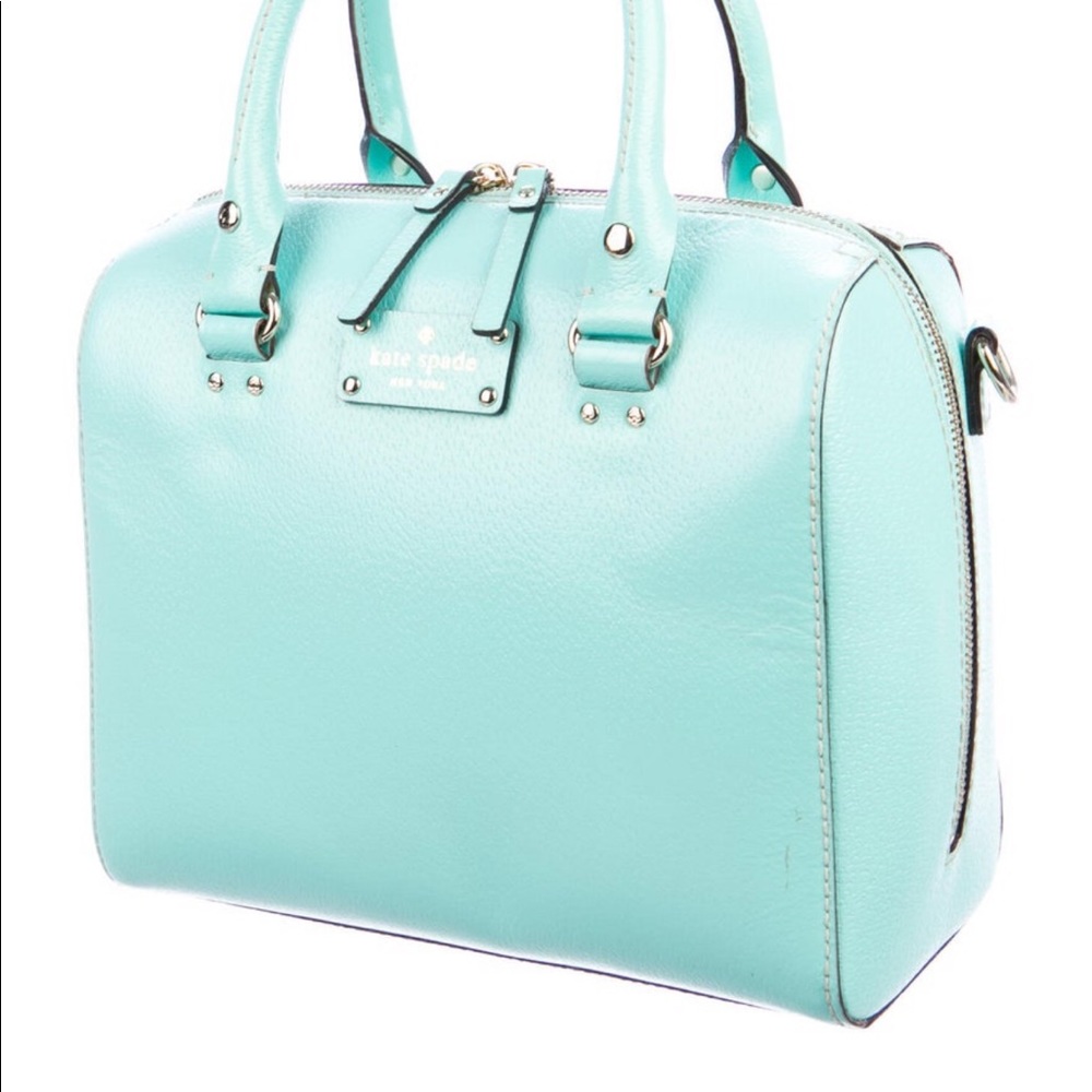 Kate Spade Aqua/ Tiffany Blue Purse 💙 - Picture 4 of 14